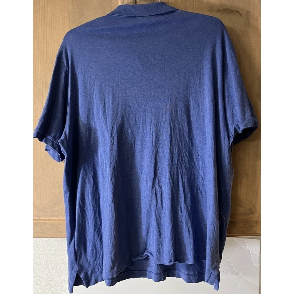 POLO RALPH LAUREN Blue SS Polo Shirt‎ Size XXL